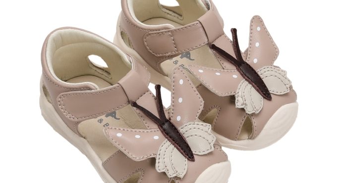 DB16529 Dave Bella summer fashion baby girls cartoon sandals new born infant shoes girl sandals cute shoes