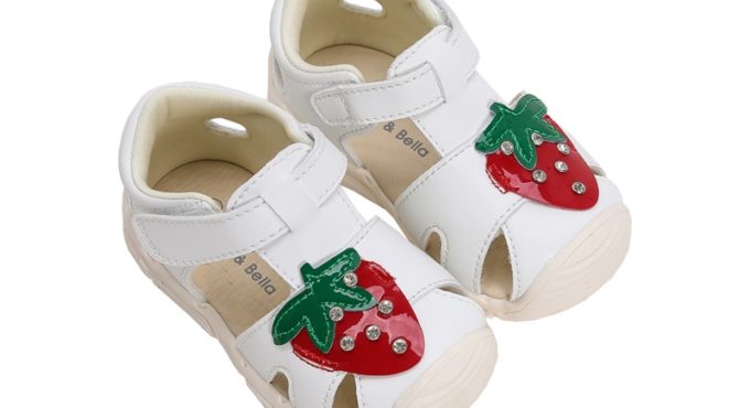 DB16592 Dave Bella summer fashion baby girls cartoon sandals new born infant shoes girl sandals cute shoes