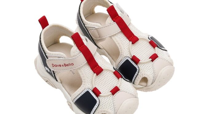 DB18134 Dave Bella summer fashion baby boys patchwork sandals new born infant shoes boy sandals casual shoes