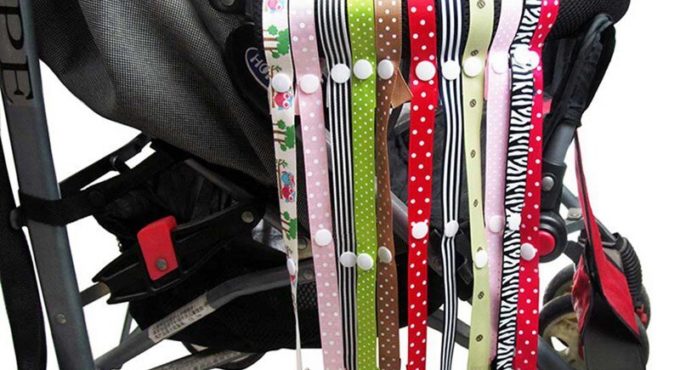 Baby Stroller Accessories Toys Teether Pacifier Chain Strap Holder Belt Saver Fixed Baby Stroller Accessories For Stroller