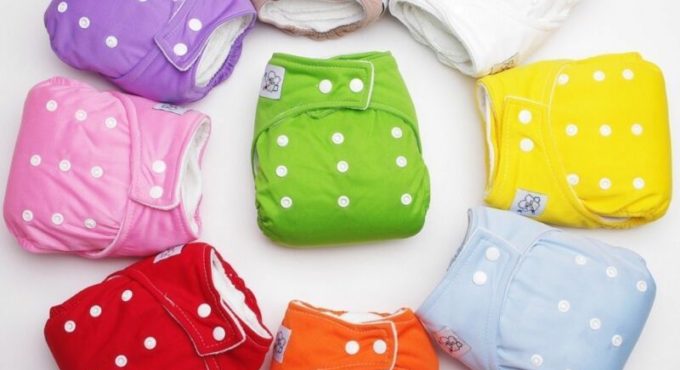 1PC Adjustable Reusable Infant Baby Kids Boys Girls Solid Diapers Soft Covers Washable Cloth Diaper Nappies One Size Fraldas