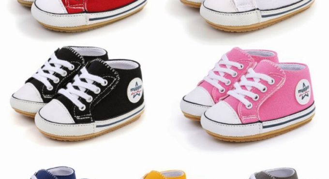 Baby Shoes Boy Girl Solid Sneaker Cotton Soft Anti-Slip Sole Newborn Infant First Walkers Toddler Casual Canvas Shoes111