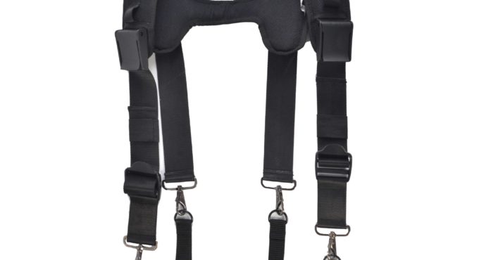 New Heavy Duty Work Tool belt Suspender Platform f tooling sling Multifunctional hanging heavy sling Black H-shaped work sling