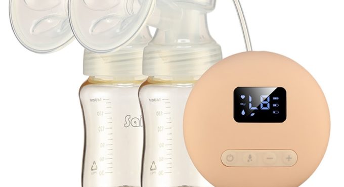 Double Bilateral Electric Breast Pump Milker Suction Large Automatic Massage Postpartum Child Milk Maker Baby Accesorios