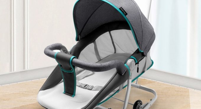 Baby Shining Baby Rocking Chair Child Recliner Coax Baby Comfort Chair Multifunctional Newborn Cradle Bed Travel Trolley