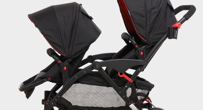 New design best selling SLEEP&SIT&RECLINE buggy twin double stroller for two babies carriers south africa twin stroller double