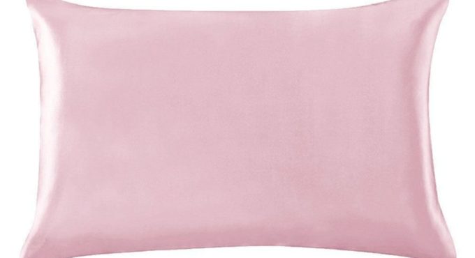 1PCS Satin Silk Pillowcase Black Pink Solid Color Satin Imitated Silk Pillow Cover US Twin Queen King Size Pillowcase Dropship