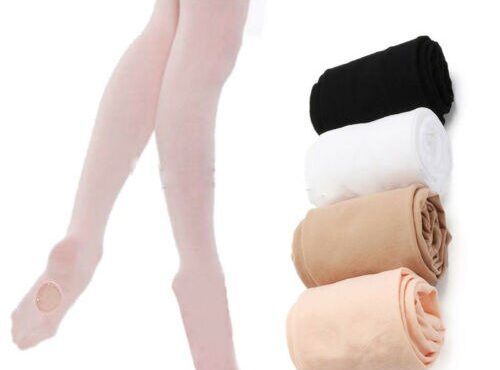 Fashon Kids and Adults Convertible Dance Stocking Ballet Pantyhose Y Solid Leggings Soft Dancing