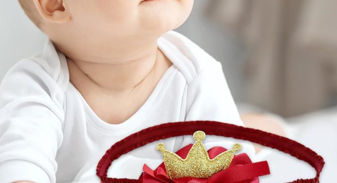 Children Headband Crown Design Elastic Fabric Infant Headwear for Newborn Baby Newborn Photography Accessories 2021