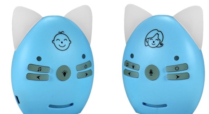 V20 2.4GHz Wireless Baby Cry Detector Portable Digital Audio Baby Monitor Sensitive Transmission Two Way Talk Crystal Clear Cry