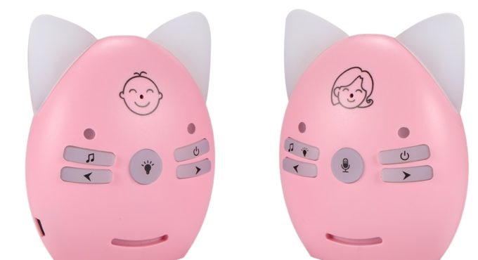 Audio Convenient Baby Monitor Radio Nanny 2.4Ghz Radio Baby Monitor 2 Way Talk IR Night Light Lullabies Walkie Talkie VOX Mode