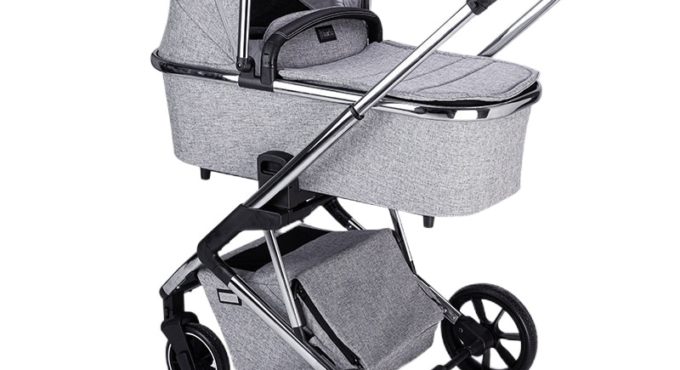 High Landscape Two-way Baby Cart Lie Down One-click Collection Optional Sleeping Basket