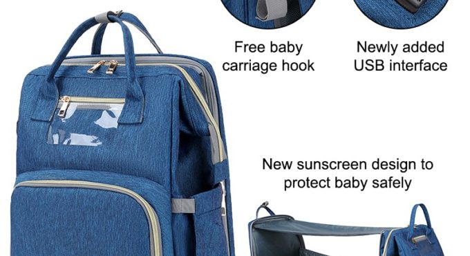 Large Capacity Diaper Baby Bags Mom Multifunctional Fashion Diaper Bag Stroller Bags Nursing Borsa Neonato Mommy Supplies AB50MM