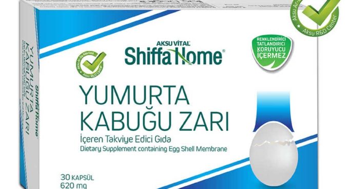 Aksu Vital Shiffa Home Herbal Eggshell Membrane Capsule Protein Calcium Natural Vitamin Nutritious Useful Healthy Supplement