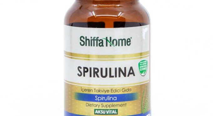 Aksu Vital Shiffa Home Herbal Spirulina Capsule Natural Supplement Useful Vitamin Protein Vegan Antioxidant Healing Organic