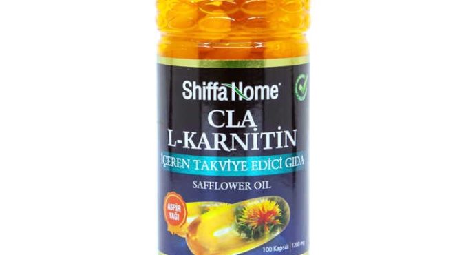 Aksu Vital Shiffa Home Herbal Safflower Oil Softgel CLA L-Carnitine Capsule Supplement Capsule Metabolism Helper Antioxidant