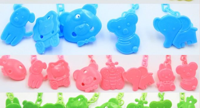 Baby Nipple Pacifier Chain Clips Teether Feeding Milk Plastic Buckle Accessories Toy Care Bearer Fruit Vegetable Child Bear