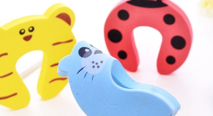 Child Safety Anti-Pinch Door Card Baby Thickened Door Plug EVA Baby Door Resistance Cartoon Door Clip Baby Protection Safety