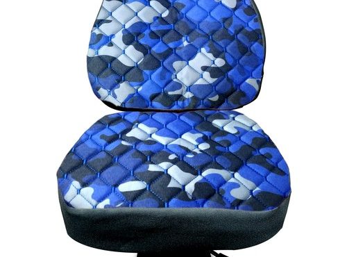 One thousand and one Trend Tractor Seat Cover Universal Blue Camouflage