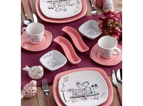 Keramika Sweet Dream Breakfast Team 14 Piece 2 Personality