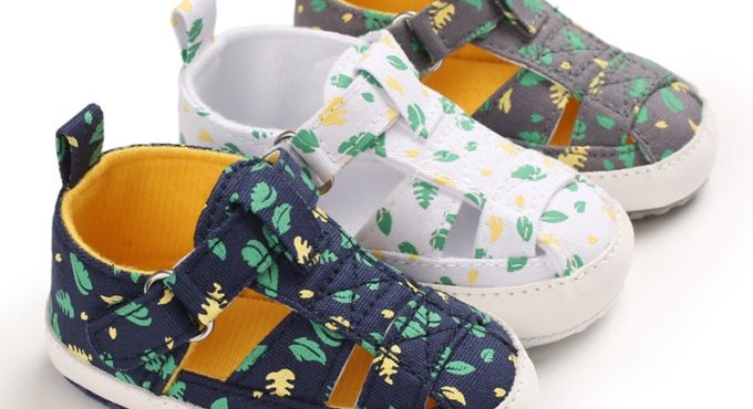 2020 Baby Boys Sandals Toddler Summer Kids Canvas Beach Holiday Shoes Newborn Baby Shoes for Boys 0-18M