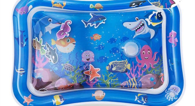 Baby Kids Water Play Mat Toys Inflatable thicken PVC infant Tummy Time Playmat Toddler Activity Play Center water mat for babies