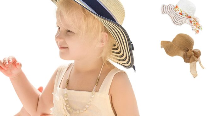 Baby Boy Girl Cap Kids Hat Temperament Girl Seaside Sun Hat Breathable Children's Hat Baby Weave Hat Pour Enfants панама кепка