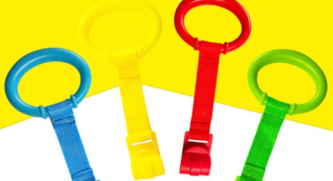 Baby Toddler Crib Pull Ring Safety Assistance Props Hook Nursery for Toddler Walking Training Tool