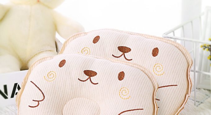 Cute Cartoon Soft Newborn Cotton Pillow Baby Sleep Support Nursing Pillow To Prevent Flat Head Anti Roll Toddler Bedding Posing