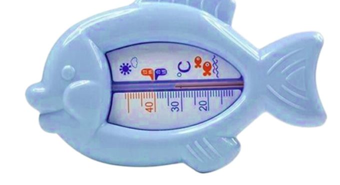 Lovely Cute Fish Baby Water Thermometer Meter Plastic Kids Bath Water Toy