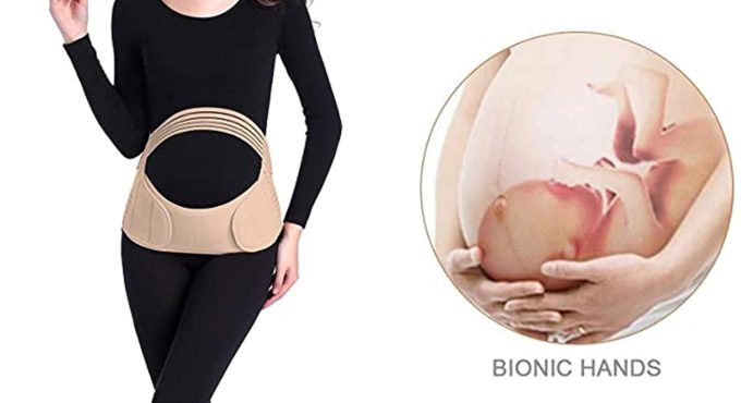 Pregnant Women With Waist Care Belt Abdominal Support Abdominal Back Protection Pregnant Women Wear.