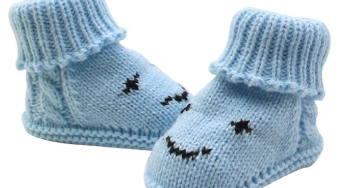 2021 Infant Shoes Autumn Winter Baby Snow Boots Knitted Wool Thicken Warm Infant Baby Shoes Footwear forborn New