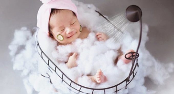 Newborn Photography Prop Auxiliary Frame Iron Basket Shower Bathtub Baby Photography Props Posing Studio Accessori Fotografi Kid