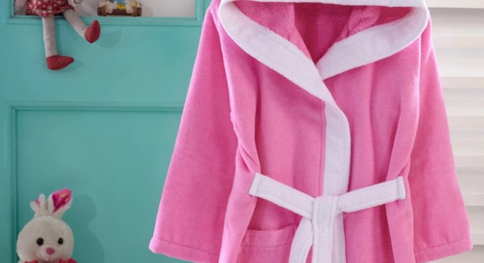 11-12 age 100 Cotton Child Robe