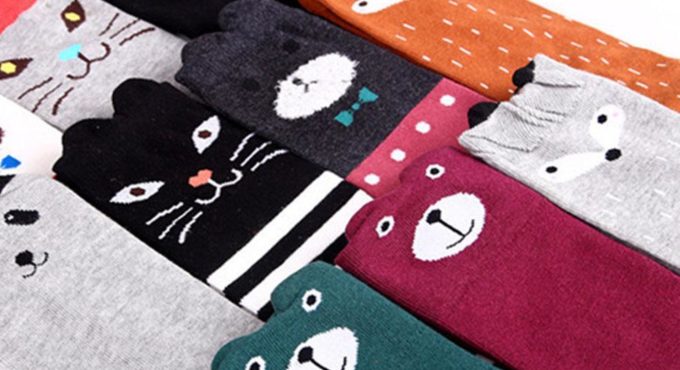 Kids Girls Socks Toddlers Boy Girls Children's Knee-Highs Girls Socks For Children Cartoon Boys Picture