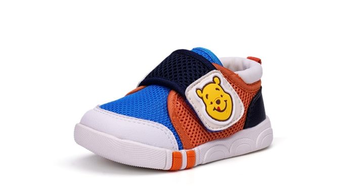 Disney Children's Shoes Winnie the Pooh Comfortable Toddler Shoes Breathable Children's Cloth Shoes