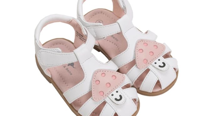 DB16586 Dave Bella summer fashion baby girls cartoon sandals new born infant shoes girl sandals cute shoes