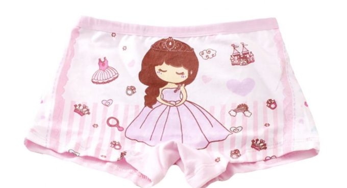 Hot Sale 50% Baby Girl Kids Cotton Soft Cartoon Princess Shorts Breathable Underwear Panties Baby girls Kids Boxer underwea