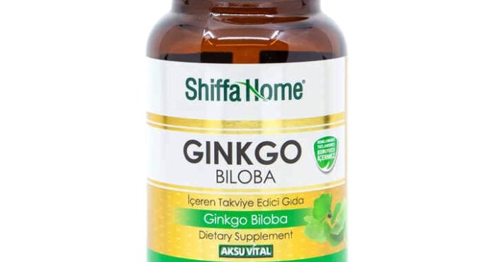 Aksu Vital Shiffa Home Herbal Ginkgo Biloba Capsule Supplement Herbal Nutritious Organic Useful Natural Quality Antioxidant