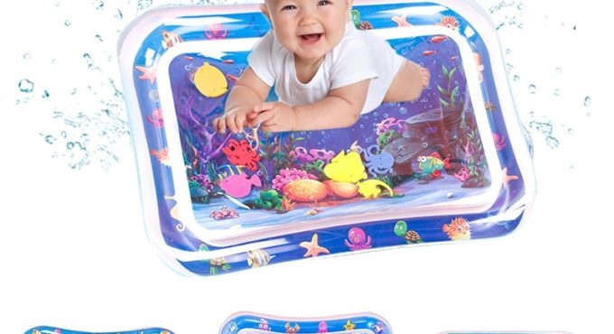 Baby Play Water Mat Inflatable Infants Tummy Time Playmat Toys Toddler Activity Play Center Water Mat Support Dropshipping