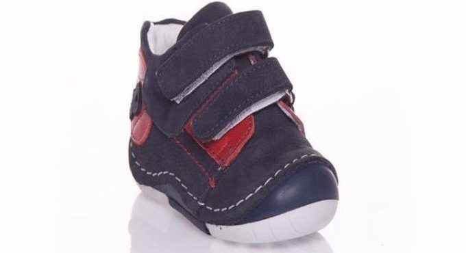 MyWondry Real Leather Navy Blue 8 Boy Baby Anatomical First Step Shoes