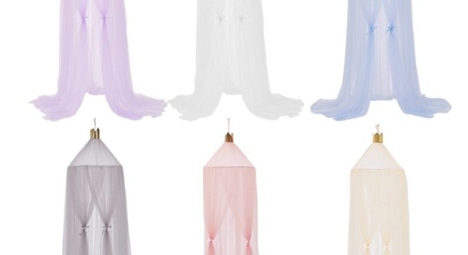 Hanging Kids Baby Bedding Dome Bed Canopy Cotton Mosquito Net Bedcover Curtain For Baby Kids Reading Playing Home Decor