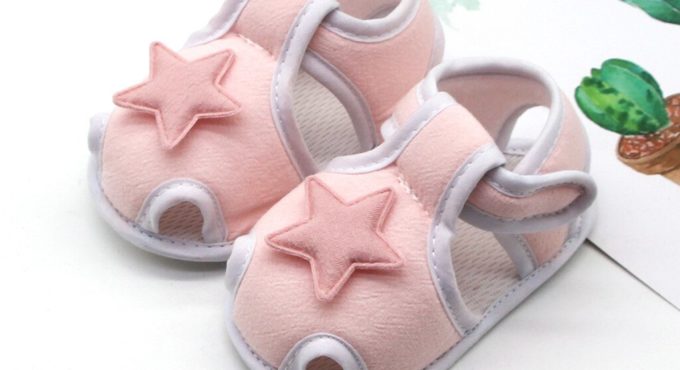 New First Walkers Shoes For Infant Newborn Baby Girls Boy Prewalker Printing Stars Applique Single Shoes Sneakers детская обувь