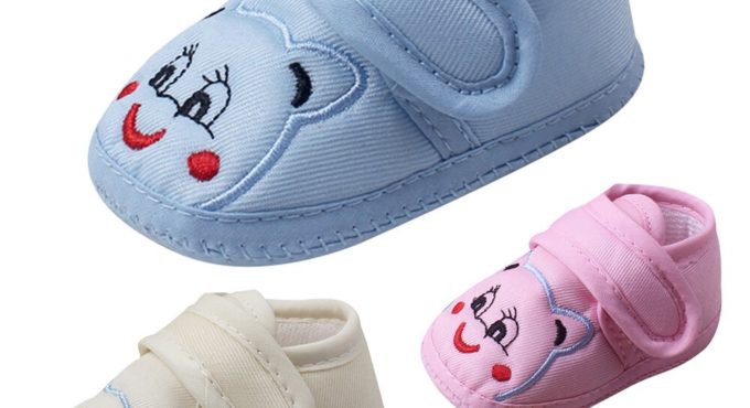 Newborn Baby Girl Boy Shoes Soft Sole Cartoon Anti-slip Shoes Comfortable Cotton Toddler Baby Shoes Baby First Walk zapatos