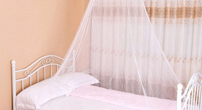 Outdoor Summer Round Lace Insect Bed Canopy Netting Curtain Polyester Mesh Fabric Home Textile Elegant Hung Dome Mosquito Net