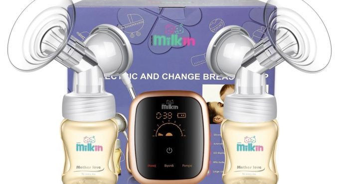 Milk Electric and Rechargeable Double Breast Pump Hand type breast pump baby Milk bottle nipple with sucking function baby product feeding