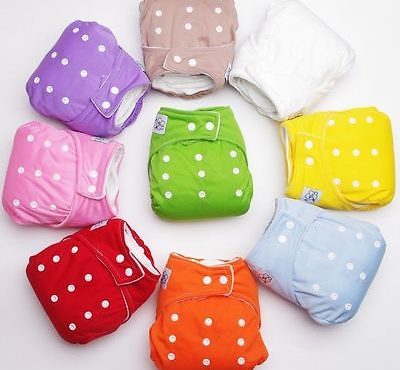 Toddler Newborn Adjustable Reusable Lot Baby Kids Boys Girls Washable Baby Solid Diaper Cover Clothes Diaper Nappies Wholesale