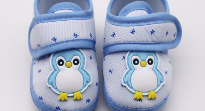 Newborn Cartoon sandals for children Baby Girls Boy Prewalker penguin Cute Single Shoes baby girl beach sandals for little ones