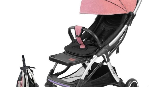 DEAREST A10 Lightweight Four Wheel Shock Absorption Stroller 8kg Following Small Folding Russia Delivery