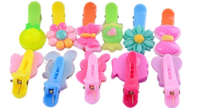 1PC Random Children Headwear Korean Style Hair Duckbill Clip Hairpins Cute Cartoon Hair Clips